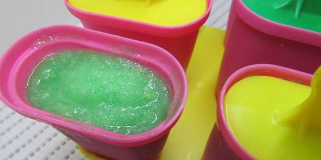 огуречный лед с мятным сиропом