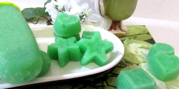 огуречный лед с мятным сиропом