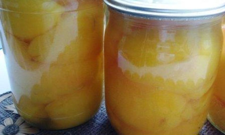 Рецепт персики в сиропе