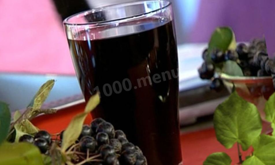 Рецепт сироп аронии