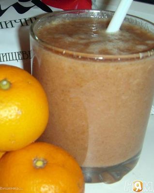 Цитрусовый коктейль с отрубями