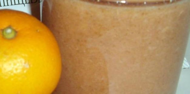 цитрусовый коктейль с отрубями