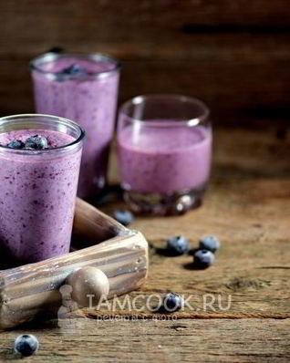 Ягодный протеиновый коктейль с медом