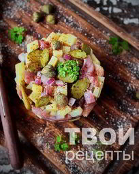 Салат с картошкой