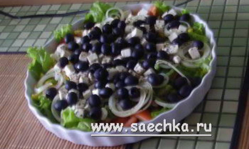 Рецепт салат греческий