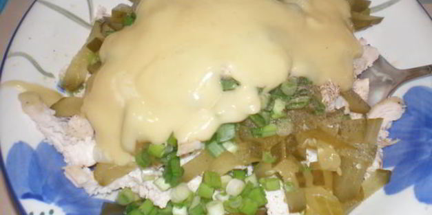 легкий салат с авокадо