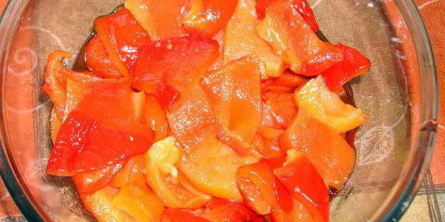 маринованный салат из сладкого перца