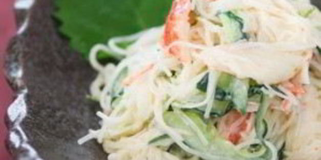 пикантный крабовый салат