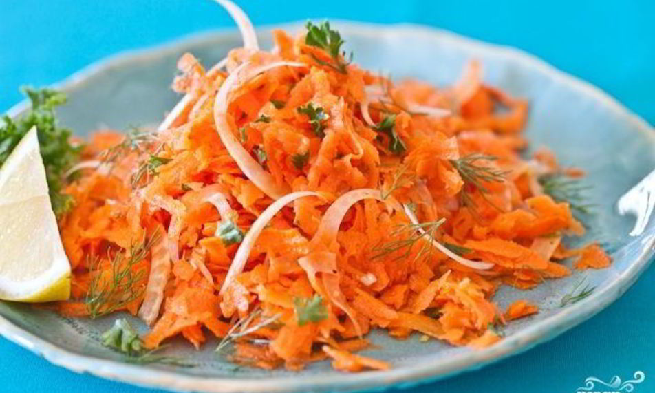 Рецепт простой салат из моркови