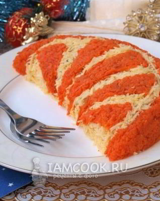 Салат Апельсиновая долька