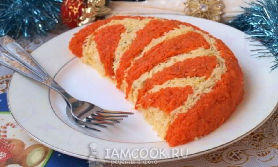 Рецепт салат апельсиновая долька