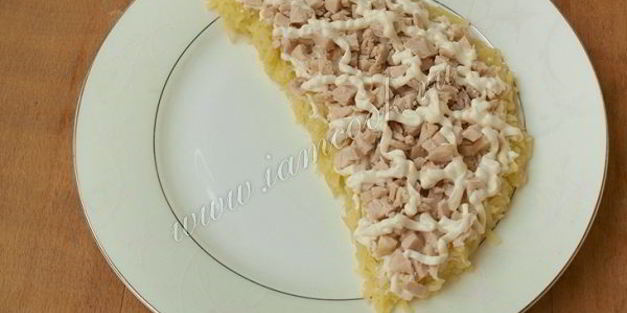 салат апельсиновая долька