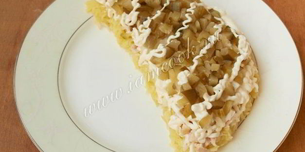 салат апельсиновая долька