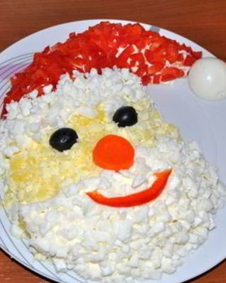 Салат Дед Мороз-Красный нос