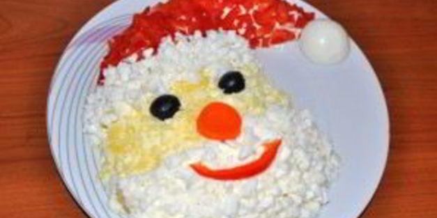 салат дед мороз-красный нос