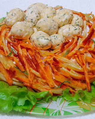 Салат Гнездо глухаря