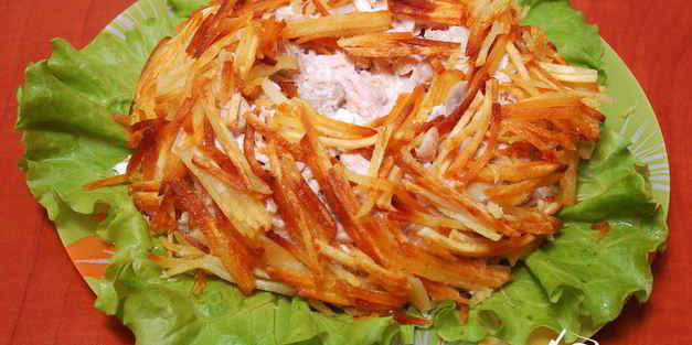 салат гнездо глухаря