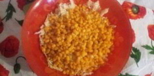 салат из китайской капусты с сухариками