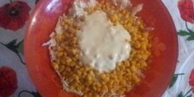 салат из китайской капусты с сухариками