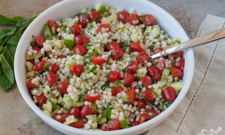 Рецепт салат из кускуса с овощами