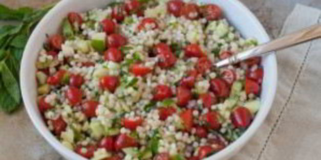 салат из кускуса с овощами