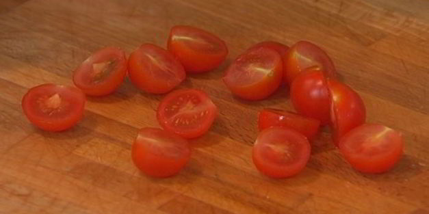 салат из перца с фетой и помидорами