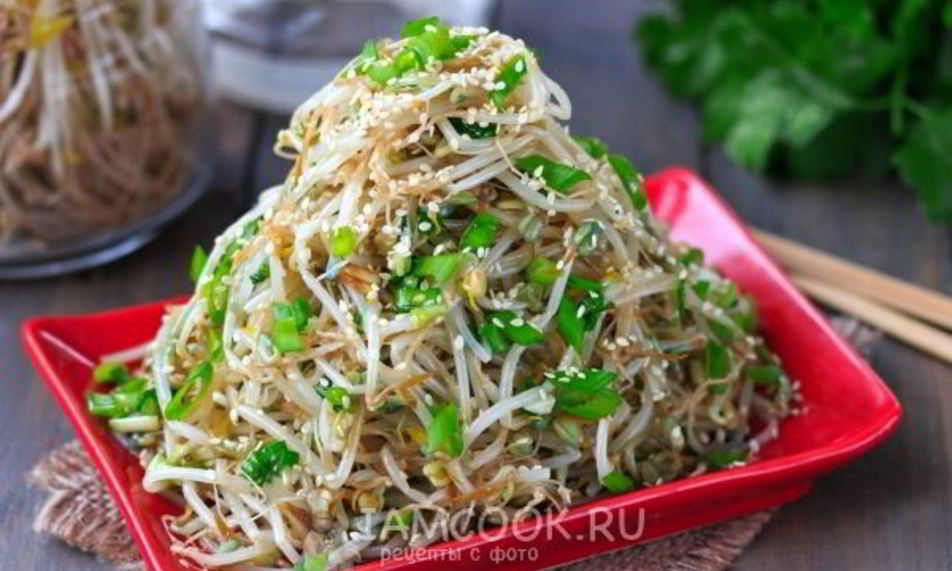 Рецепт салат из пророщенного маша