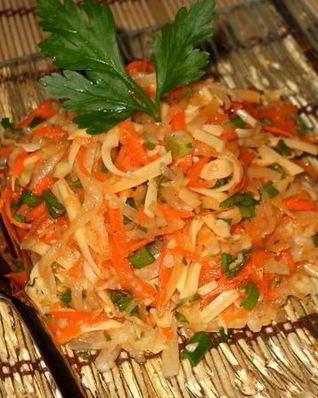 Салат из редьки Витаминный