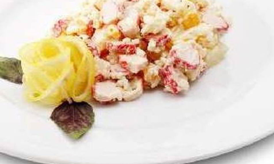 Рецепт салат maggi с ананасами