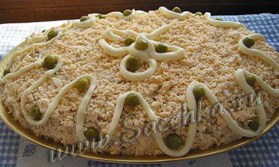 Рецепт салат мимоза с горбушей