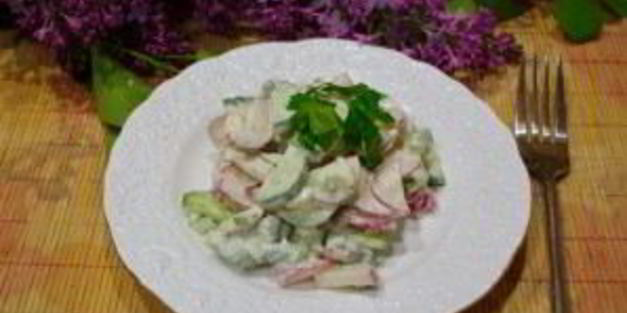 салат огород