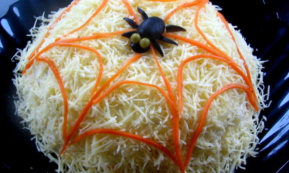 Рецепт салат паутинка