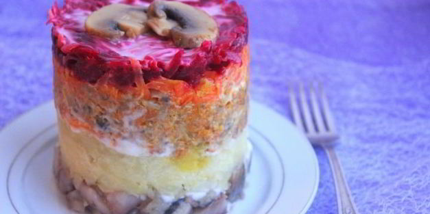 салат сельдь под шубой