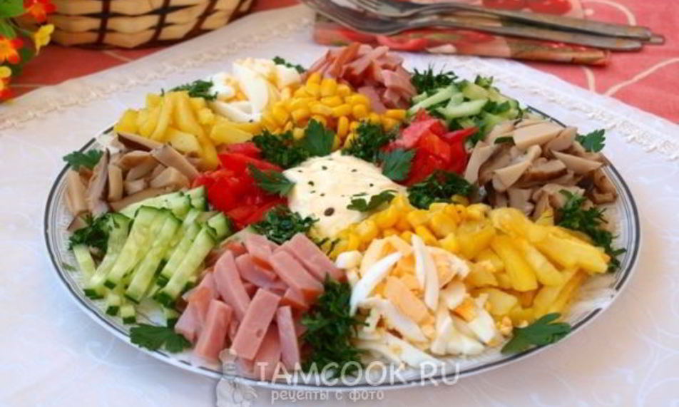 Рецепт салат радуга