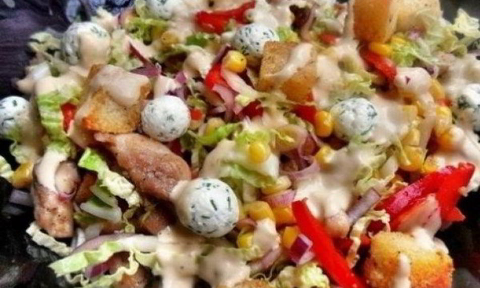 Рецепт салат ревнивец с курицей и сыром