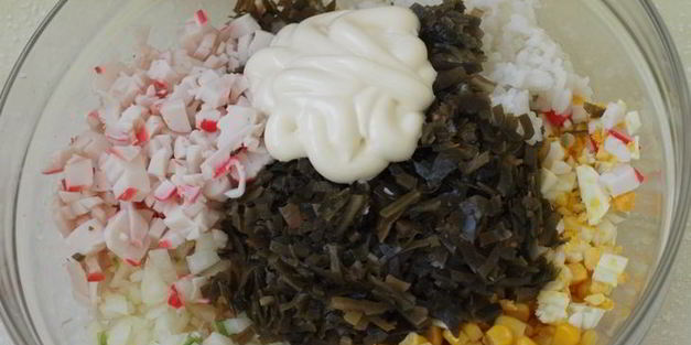 салат рождественский венок