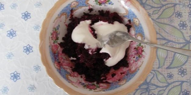 салат рубин с гранатом