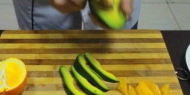 салат с авокадо и апельсинами