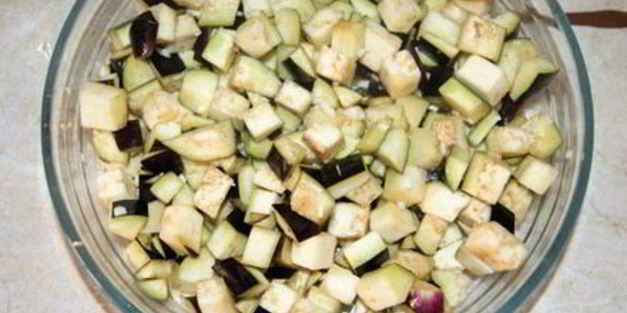 салат с баклажанами и брынзой