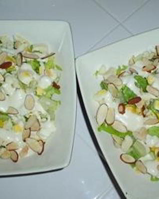 Салат с голубым сыром