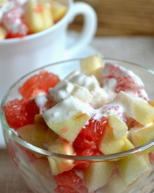 Салат с грейпфрутом