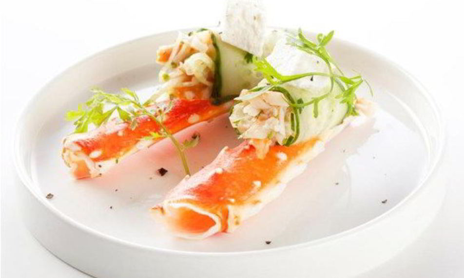 Рецепт салат с крабом и рикоттой unagrande