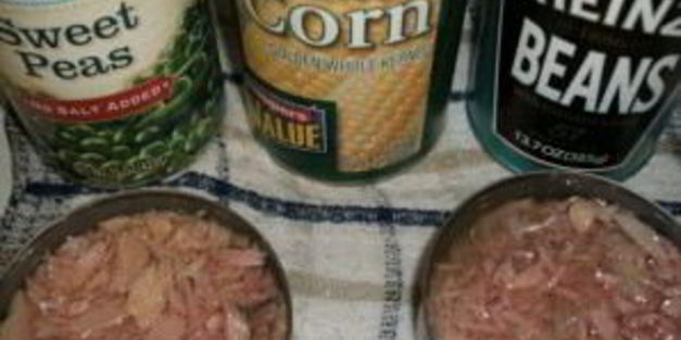 салат с кукурузой и капустой