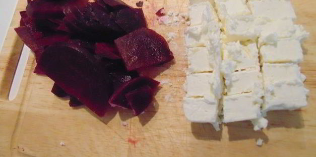 салат с нутом и свеклой