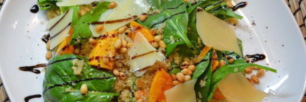 Салат с тыквой и киноа