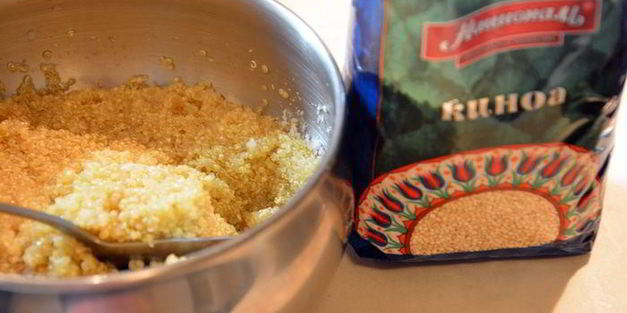 салат с тыквой и киноа