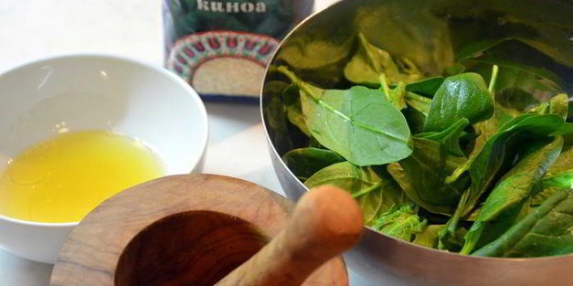 салат с тыквой и киноа