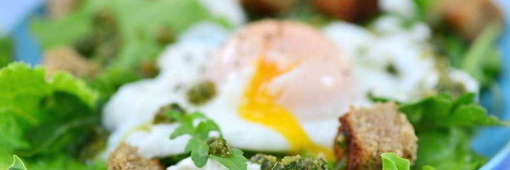 Салат с яйцом