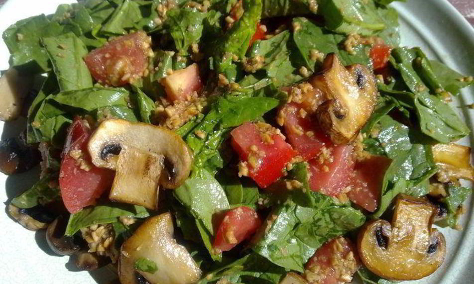 Рецепт салат-шпинат