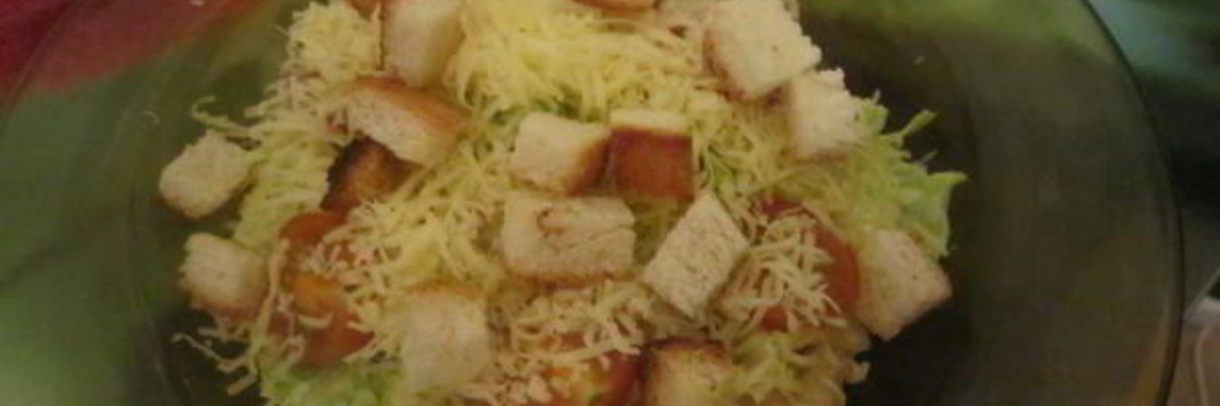 Салат цезарь с курицей